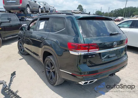 2021 Volkswagen Atlas 3.6L V6 Se W/Technology R-Line z USA, uszkodzony, nr VIN 1V2PR2CA7MC510191